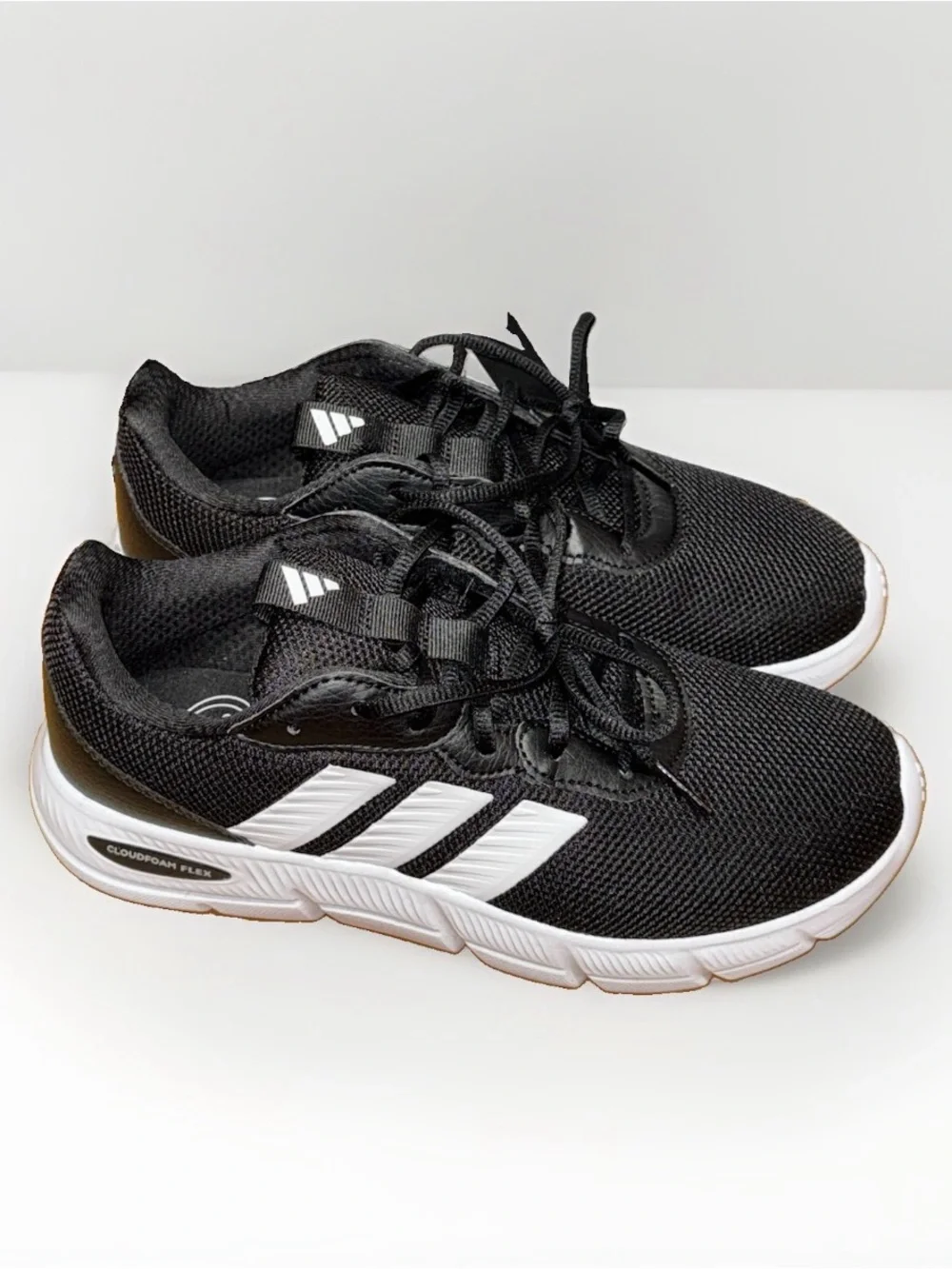 Adidas Cloudfoam Flex - Laces Black Sneaker, women’s Size 8, 1955469 - NEW